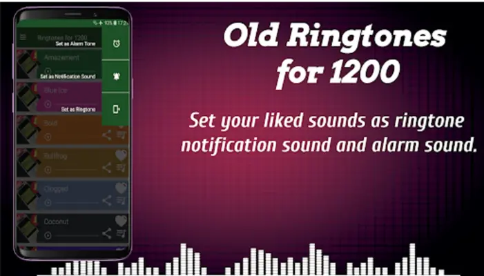 Ringtones for 1200 android App screenshot 1