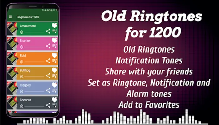 Ringtones for 1200 android App screenshot 2